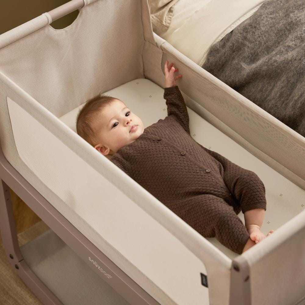 Lençol Ajustável SnuzPod5 - Cashmere Cross / Cashmere (Pack de 2)