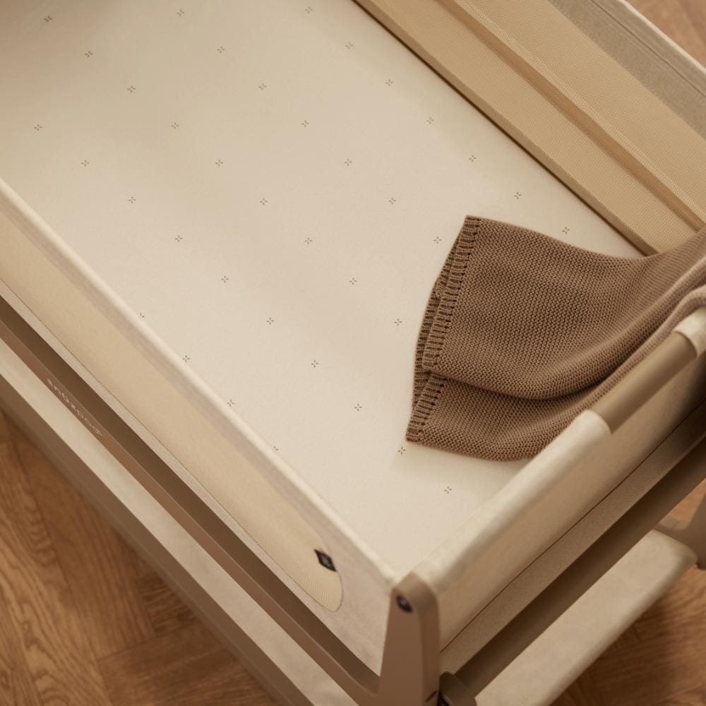Lençol Ajustável SnuzPod5 - Cashmere Cross / Cashmere (Pack de 2)