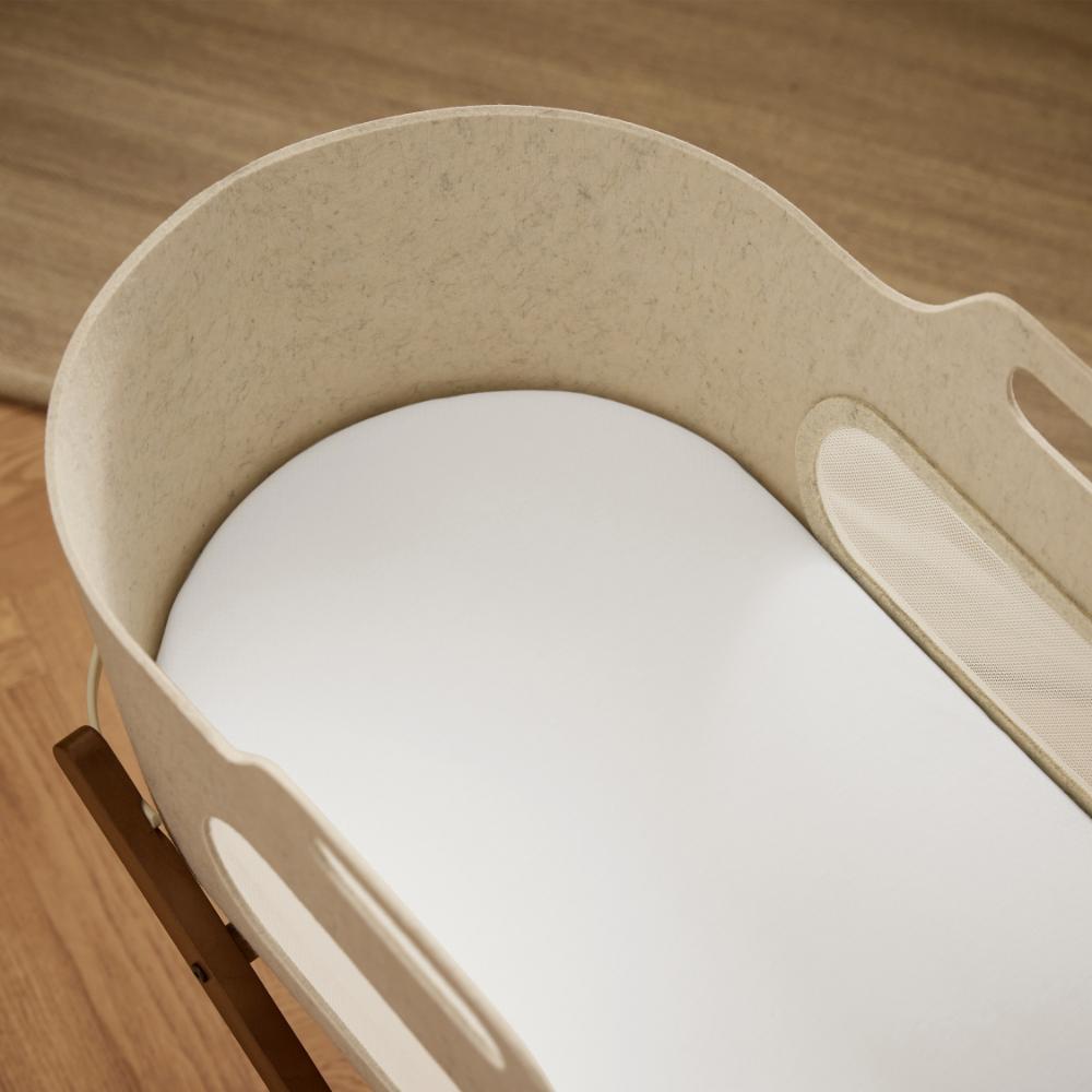Lençol Ajustável SnuzBaskit - White (Pack de 2)