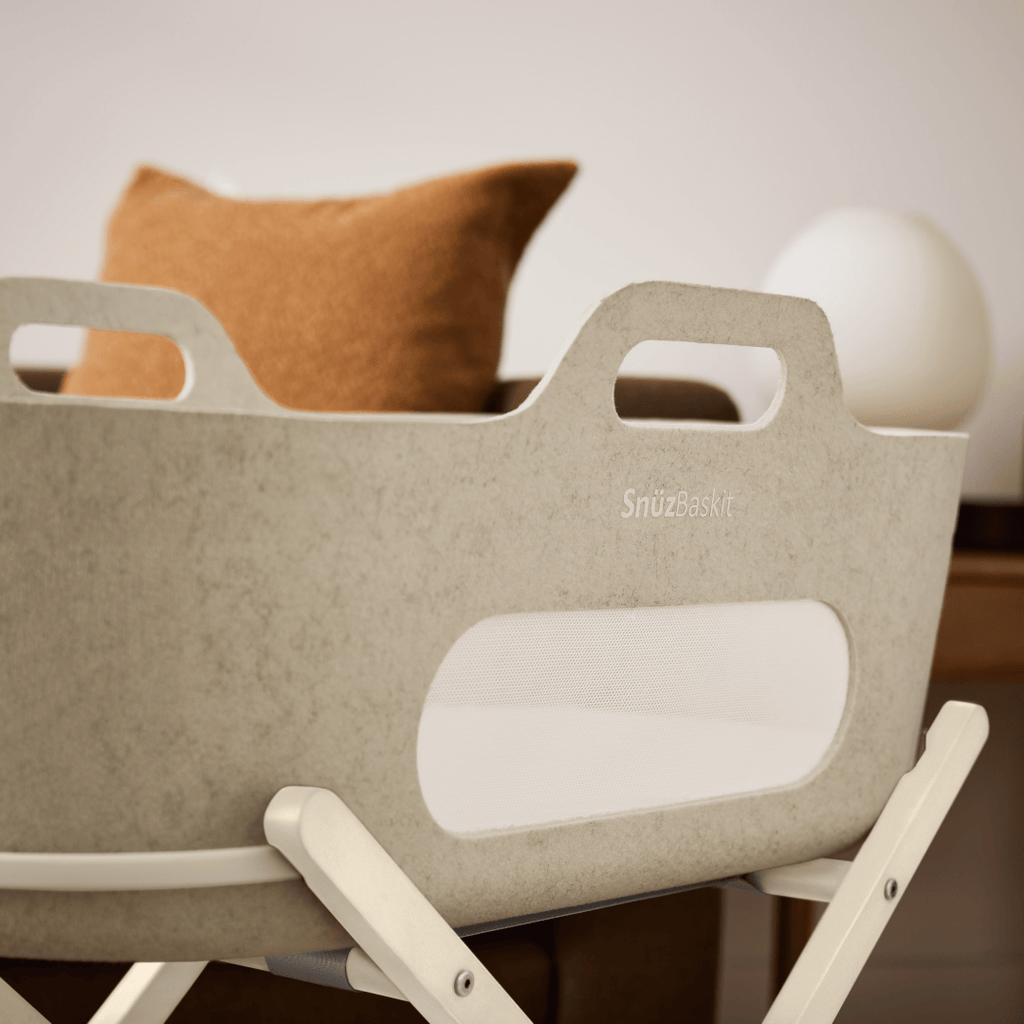 Cesto Moisés SnuzBaskit Barley com Suporte Caxemira
