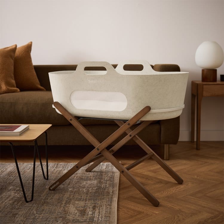 Cesto Moisés SnuzBaskit Barley com Suporte de Nogueira