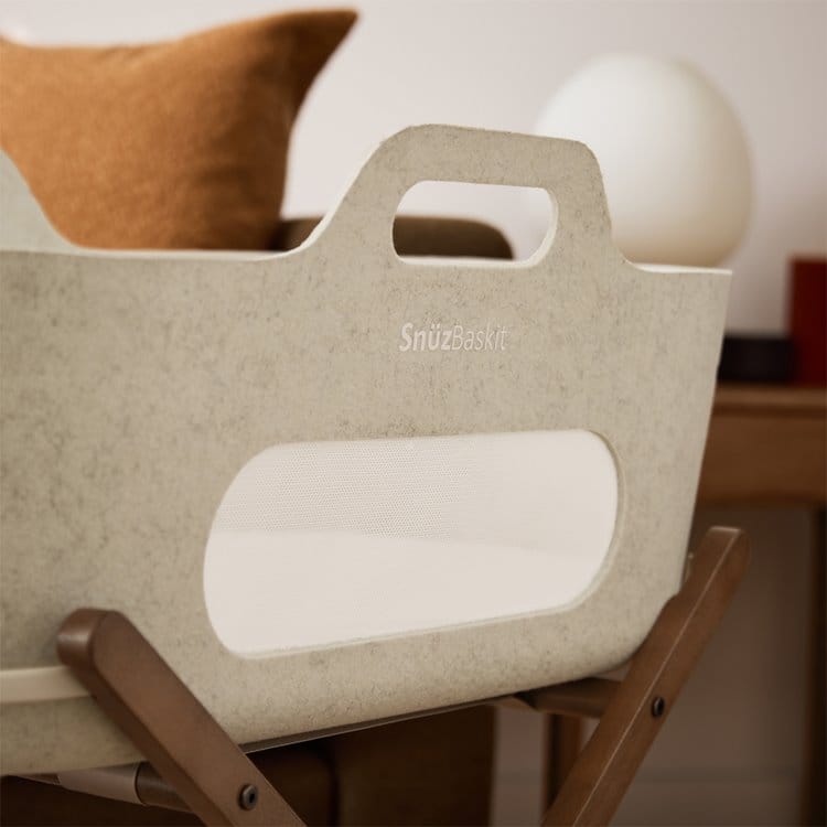 Cesto Moisés SnuzBaskit Barley com Suporte de Nogueira