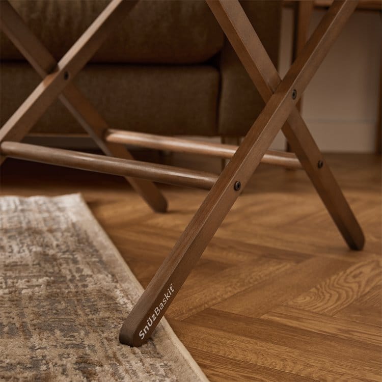 Cesto Moisés SnuzBaskit Barley com Suporte de Nogueira