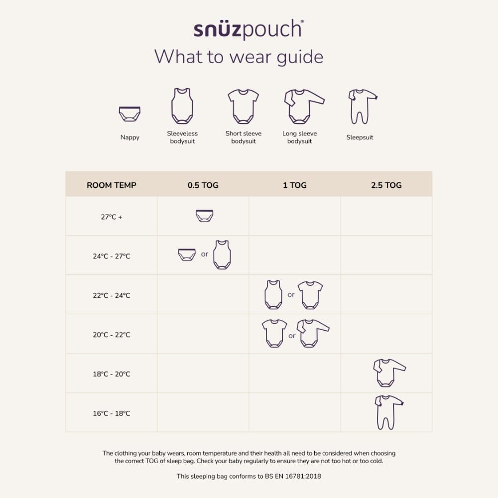 SnuzPouch Saco-cama – Grey Cloud